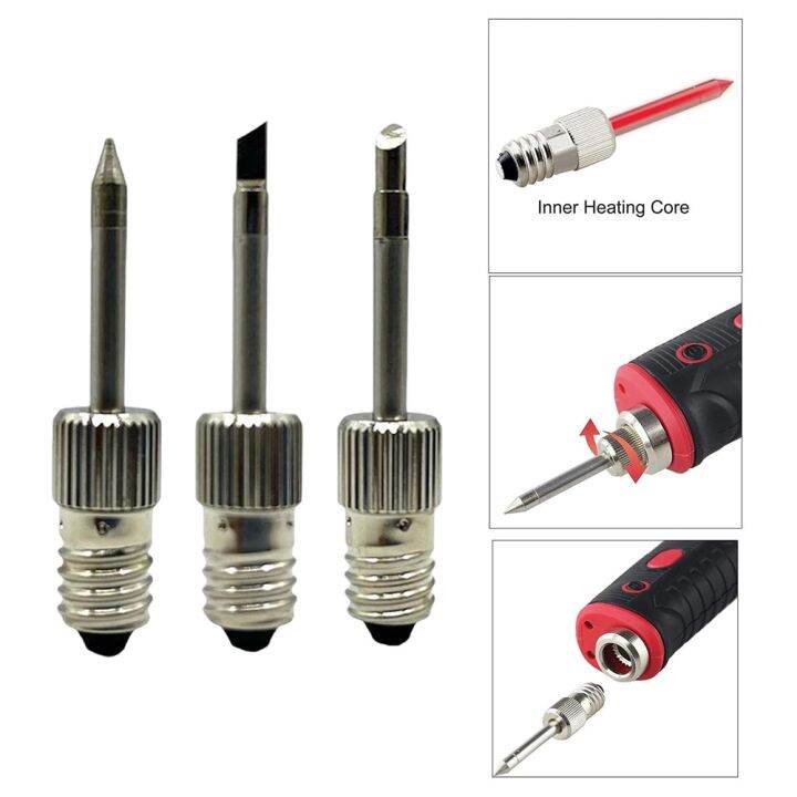 1Set E10 Interface Soldering Iron Tips Welding Tips USB Soldering Tip ...