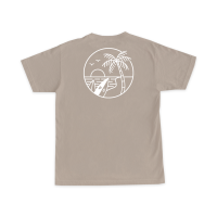 เสื้อ Organic Yeah! | ลายเซิร์ฟบอร์ด (PS. Surf Board) | สีกากี (Khaki)