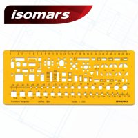 ISOMARS แผ่นเพลทดรออิ้ง (ARCHITECT YELLOW - 1:200)