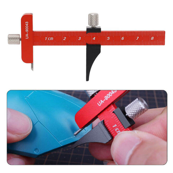 Sliding Gauge Sewing Ruler Standard Design Vernier Caliper Wide Application Aluminum Alloy Clear