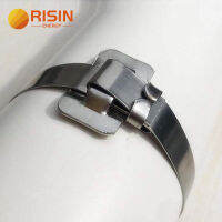 ซื้อคืนสูง Riss 304สายสแตนเลสจริงหัวเข็มขัดรัดแน่น L-Type Spole Hoop Lock หลอดห่อซิปบรรจุตัวเชื่อมต่อฟันกล่องเครื่องมือ