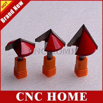 2pcs 8mm Shank 3D V Wood Router Bits คุณภาพสูง CNC แกะสลักแกะสลักบิต Chamfer End Mill