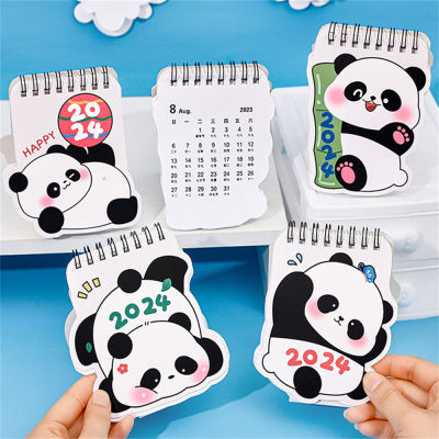 Desktop Decorative Organizer To-Do List Organizer Panda 2024 Calendar Creative Desktop Decor Cute Cartoon Calendar