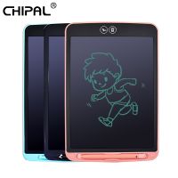 CHIPAL Digital 12 LCD Writing Tablet eWriter Partially Erasing Drawing Board Electronic Painting Tablets Pad with Pen Battery
