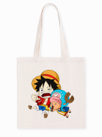 กระเป๋าผ้า One Piece  กระเป๋าผ้าพิมพ์ลาย กระเป๋าผ้าCotton 100%