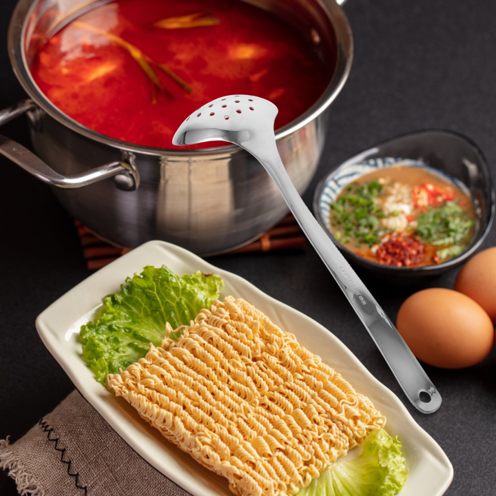 กระชอนอาหารค่ำ-slotted-ช้อนส้อมโลหะใช้ทุกวันเสิร์ฟช้อนอุปกรณ์ครัวในครัวเรือน