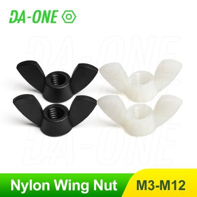Twist Nylon Butterfly Thumb Wing Nut M3 M4 M5 M6 M8 M10 M12 Plastic Handle Lamb Quick Release Knob Fly Nuts Caps for Thread Bolt