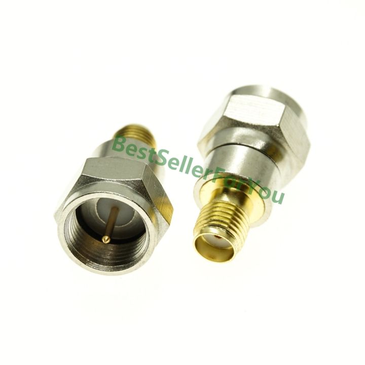 F TV Plug Male To SMA Female Jack RF Connector Adapter Antenna Auto Radio Electrical Connectors