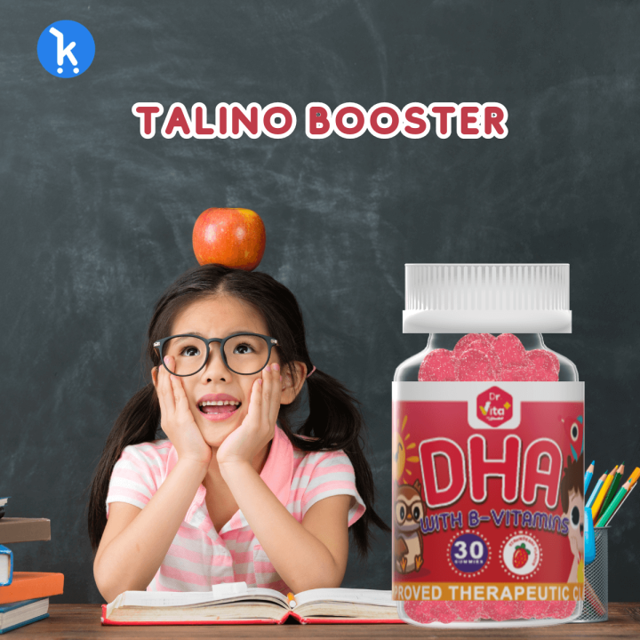 Dr. Vita DHA Vitamin for Child Brain Development Original Gummies Zinc