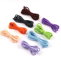 4mm colored round rubber band thick head flower elastic band head rope elastic wire rope elastic rope drawstring