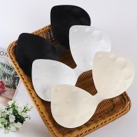 3Color Women Swimsuit Padding Inserts Women Clothes Accessories Foam Triangle Sponge Pads Chest Cups Breast Bra Inserts