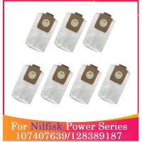 อะไหล่ทดแทนสำหรับ Nilfisk Power Series 107407639/128389187 เครื่องดูดฝุ่นถุงเก็บฝุ่นอุปกรณ์เสริม-GEIWH MALL