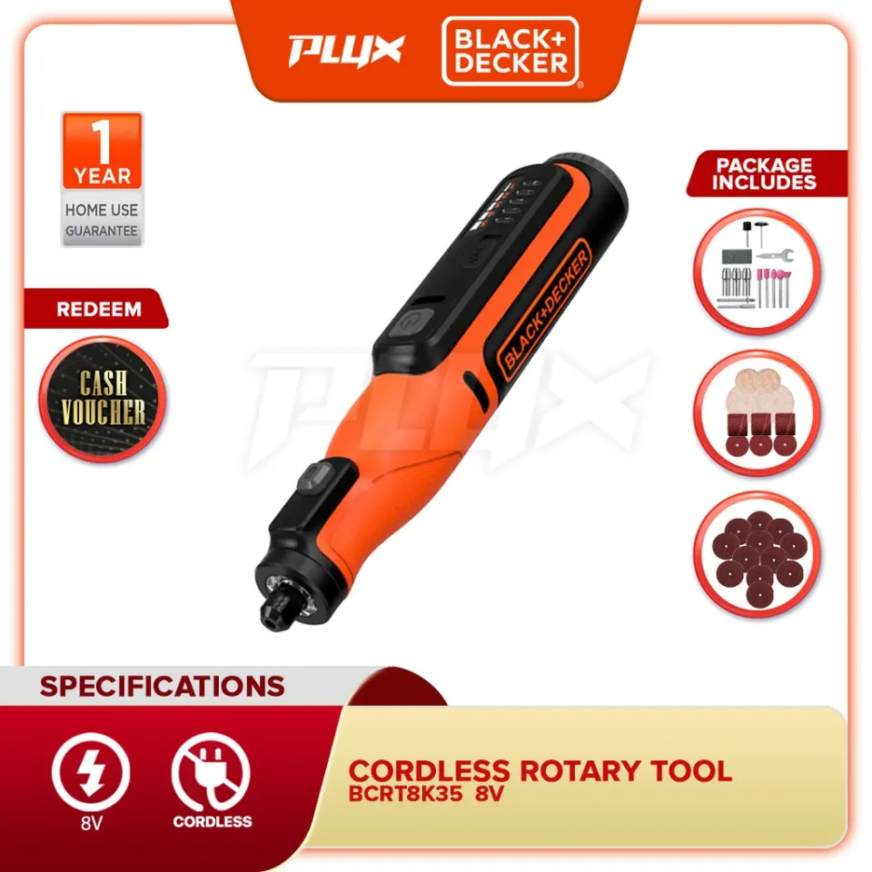 8V Max* Cordless Rotary Tool With 35-Piece Accessory Set