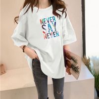 [AMYGO] 2023 Plus Size T Shirt Big Size Loose Tshirt Women Clothes Blouse printing baju lengan pendek Student Tshirt Woman Tops Girls Student Korean Style Ladies Kurung Moden