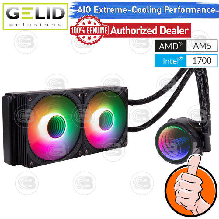 coolblasterthai-gelid-liquid-240-high-performance-liquid-cooling-ประกัน-5-ปี