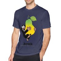 Men Holding A Pear T Shirts Pure Cotton Clothing Vintage Krtek The Mole Short Sleeve Crew Neck Tees Unique T-Shirt