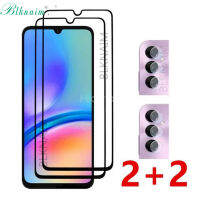 BLKNAIM ฟิล์มหน้าจอด้านหน้า4IN 1กระจกนิรภัยสำหรับ Samsung Galaxy A05S เคสโทรศัพท์แบบกระจก9ชั่วโมง6.7นิ้วสำหรับ Samsung A05ฟิล์มกล้องอ่อน