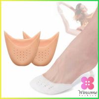 Winsome ซิลิโคนถนอมปลายเท้า แผ่นปิดนิ้วเท้า ซิลิโคนบัลเล่ต์ รองเท้าส้นสูง silicone toe cover