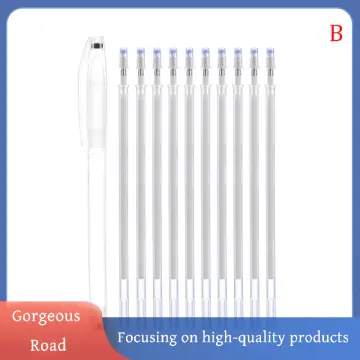 4 Pieces Heat Erasable Fabric Marking Pens Heat Erase Pens with 48 Refills  for Quilting Sewing and Dressmaking