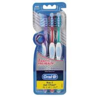 Oral-B แปรงสีฟัน รุ่น 7 เบเนฟิตส์ โปร-เฮลธ์ ขนแปรงนุ่มปานกลาง แพ็ค 2+1