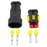 10 Sets  1.5 Connectors 2 Pin DJ7021-1.5 Waterproof Electrical Wire Connector Plug Automobile Xenon lamp connector Electrical Connectors