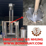 Máy khuấy thực phẩm nâng hạ bằng ben khí nén
