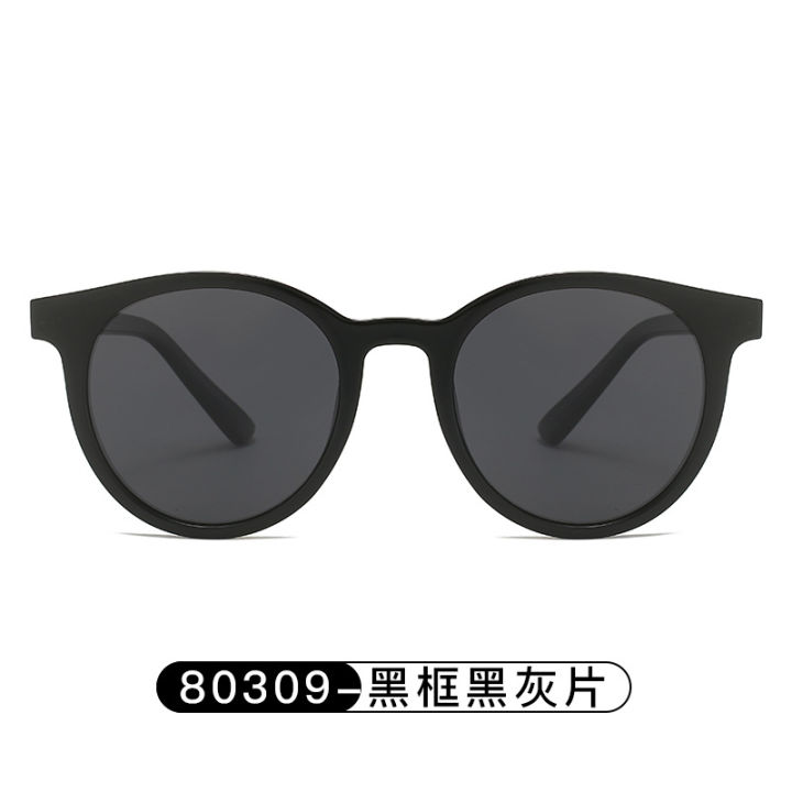 tr90-กรอบกลม-ins-แว่นกันแดดสีน้ำตาลสไตล์ผู้หญิงระดับไฮเอนด์-j8088-แว่นตาแฟชั่นแว่นกันแดดโพลาไรซ์กันแดด