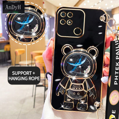 AnDyH&nbsp;Casing&nbsp;For Xiaomi Redmi 9A 8A 10A 9C 10C 9 8 Phone&nbsp;Case&nbsp;Cute&nbsp;3D&nbsp;Starry&nbsp;Sky&nbsp;Astronaut&nbsp;Desk&nbsp;Holder&nbsp;with lanyard