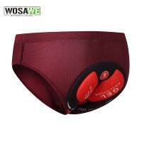 WOSAWE Men Cycling Underwear with gel pads Briefs Shorts Quick-dry Sports Tight MTB Bicycle Riding Shorts 자전거바지