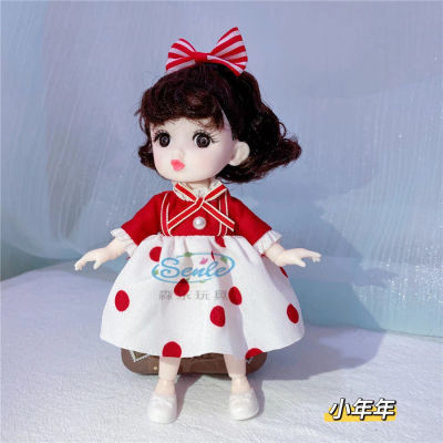 ตุ๊กตาบาร์บี้ บาโบลี ตุ๊กตาข้อต่อ BJD Doll 16 cm ของเล่นเด็กหญิง พร้อมส่ง
