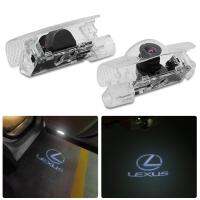 2 x LED รถประตูยินดีต้อนรับ Laser Projector โลโก้ผีเงาแสงสำหรับเล็กซัส RX 300 330 GS 400 430 HS IS 200 250 LS LX 570 ES SC