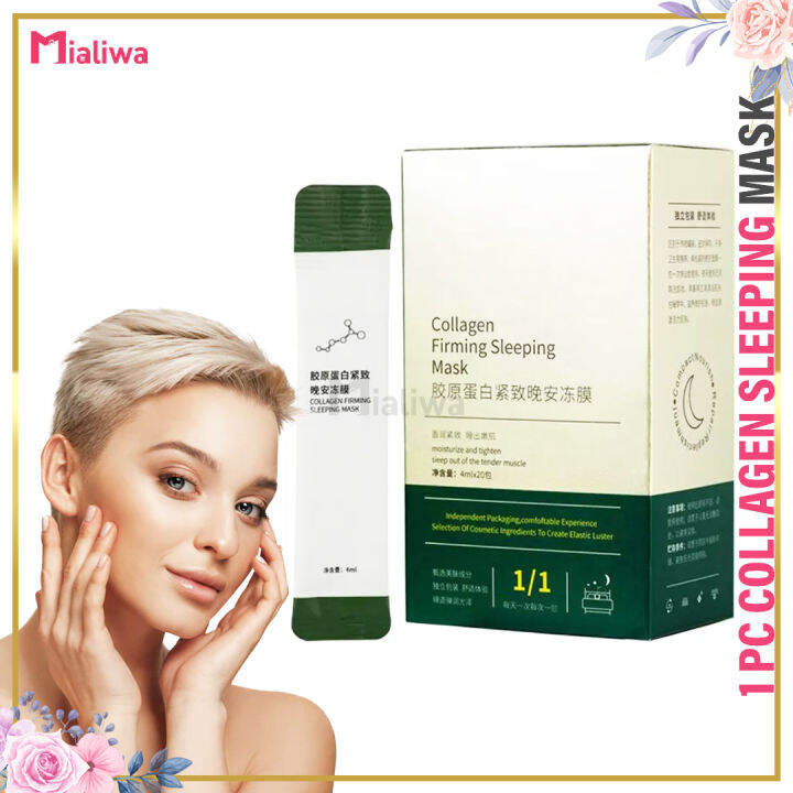 Collagen Firming Sleeping Mask Moisturizer Beauty Skin Care Pampaputi