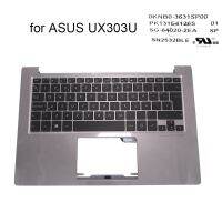 แป้นพิมพ์เรืองแสงสเปนสำหรับ UX303U เอซุส Zenbook X303UA UX303UB คีย์บอร์ดแล็ปทอป SP ที่วางแขน90NB0R2-R31SP0 13NB04R1AM0401