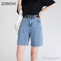 【hot】♚♟  ZOENOVA  Baggy Denim Shorts Wide Leg Waist 2022 Female Streetwear Stright Jeans