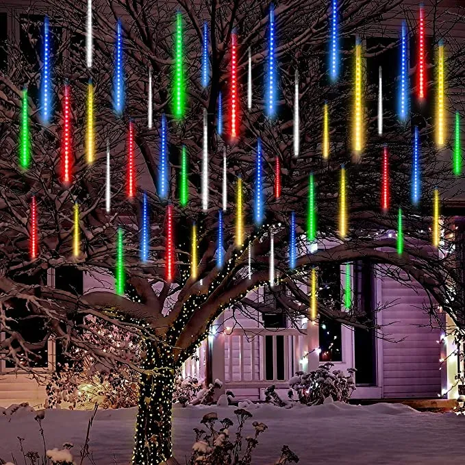 50cm/30cm/20cm Falling Star Or Drop Lights LED Meteor Shower Rain