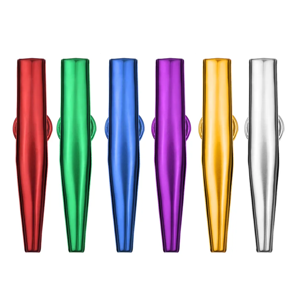 Metal Kazoos Musical Instruments Aluminum Alloy Kazoo for Kids