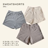 SWEATSHORTS ขาสั้นผ้าคอตตอนผสม เอวยางยืด ใส่สบาย