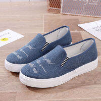 Korean Trendy Woman Sneakers Canvas Flat Shoes