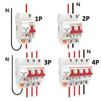 (SQIU)16A เบรกเกอร์อัจฉริยะ Wi-Fi 1P/2P/3P/4P-125A สวิตช์อัตโนมัติโอเวอร์โหลดการทำงานสั้นๆกับแอป Alexa TUYA