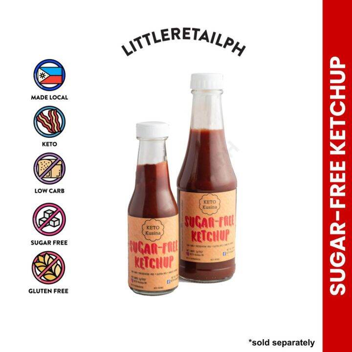 SugarFree Ketchup Keto and Low Carb Approved Keto Kusina Lazada PH