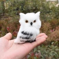 Diy Holiday Decoration 1pcs Simulation Owl Ornament Christmas Ornament Childrens Toys Creative Simulation Animal Model Cute