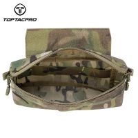 TOPTACPRO Tactical Drop Pouch AVS JPC CPC Pouch Waist Bag EDC Combat Army Tactical Waist Pouch Multicam 8506