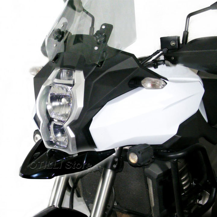 สำหรับ-kawasaki-versys-1000-versys1000-2012-2013-2014อุปกรณ์เสริมรถจักรยานยนต์สีดำ-fairing-extension-ล้อ-extender-cover