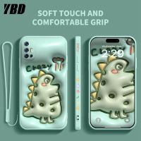 เคสโทรศัพท์ YBD สำหรับ Vivo V17 V19 Neo ลายตัวการ์ตูนน่ารักฝาเคสซิลิโคนของเหลวที่มีรูปแบบด้านข้างและฟรีสายคล้อง