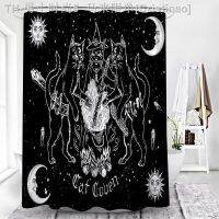 【CW】✁◄  Shower Curtain Satan Five-pointed Star Death Printing Household Products Decoration