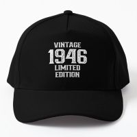 Vintage 1946 Baseball Cap Hat Hip Hop Mens Summer Czapka Sport Printed Sun Black Bonnet Outdoor Fish Women Boys Solid Color