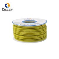 26AWG สายไฟและสายเคเบิลซิลิโคนยืดหยุ่น33ม. สายลวดทองแดงหุ้มดีบุก10สีที่ให้เลือกจากการเชื่อมต่อสายไฟแบบ DIY