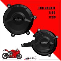 รถจักรยานยนต์ฝาครอบเครื่องยนต์สำหรับกรณี GB Racing สำหรับ DUCATI 1199 2012 2013 2014 1299 2016 2017 2018 2019 2020เครื่องยนต์ครอบคลุมป้องกัน