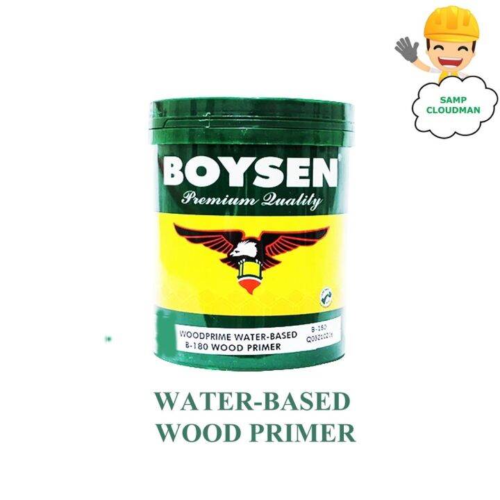 BOYSEN WoodPrime Water-based Wood Primer 1 Liter B-180 Primer First ...