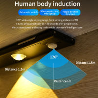 LED ไฟกลางคืน USB ชาร์จโคมไฟ Motion Sensor ไฟ Led สำหรับห้องครัวตู้เสื้อผ้าตู้แสง20เซนติเมตร30เซนติเมตร40เซนติเมตรอลูมิเนียม LEDs